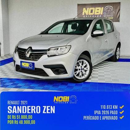RENAULT SANDERO 1.0 12V SCE FLEX ZEN MANUAL